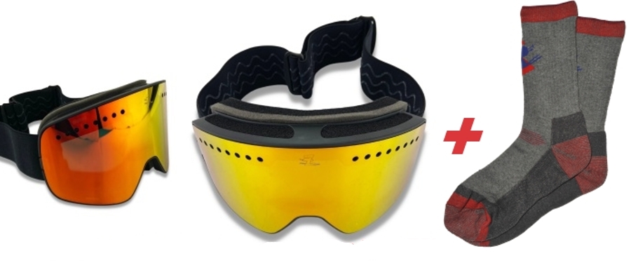 K magnetickým brýlím SPORT-ZÁVORA + lyžařské ponožky